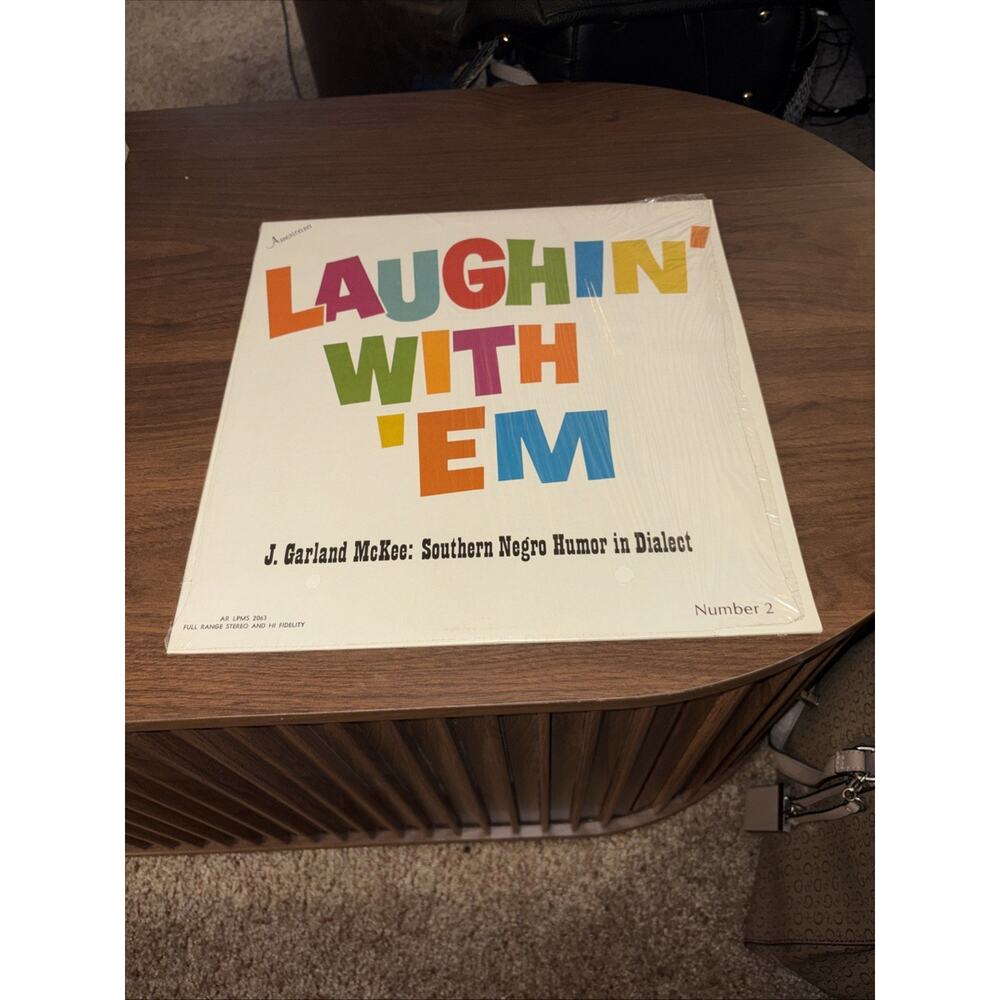 J. Garland McKee - Laughin' With 'Em: Southern Negro Humor In Dialect LP 1971 VG